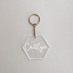 Acrylic Geometric Tag