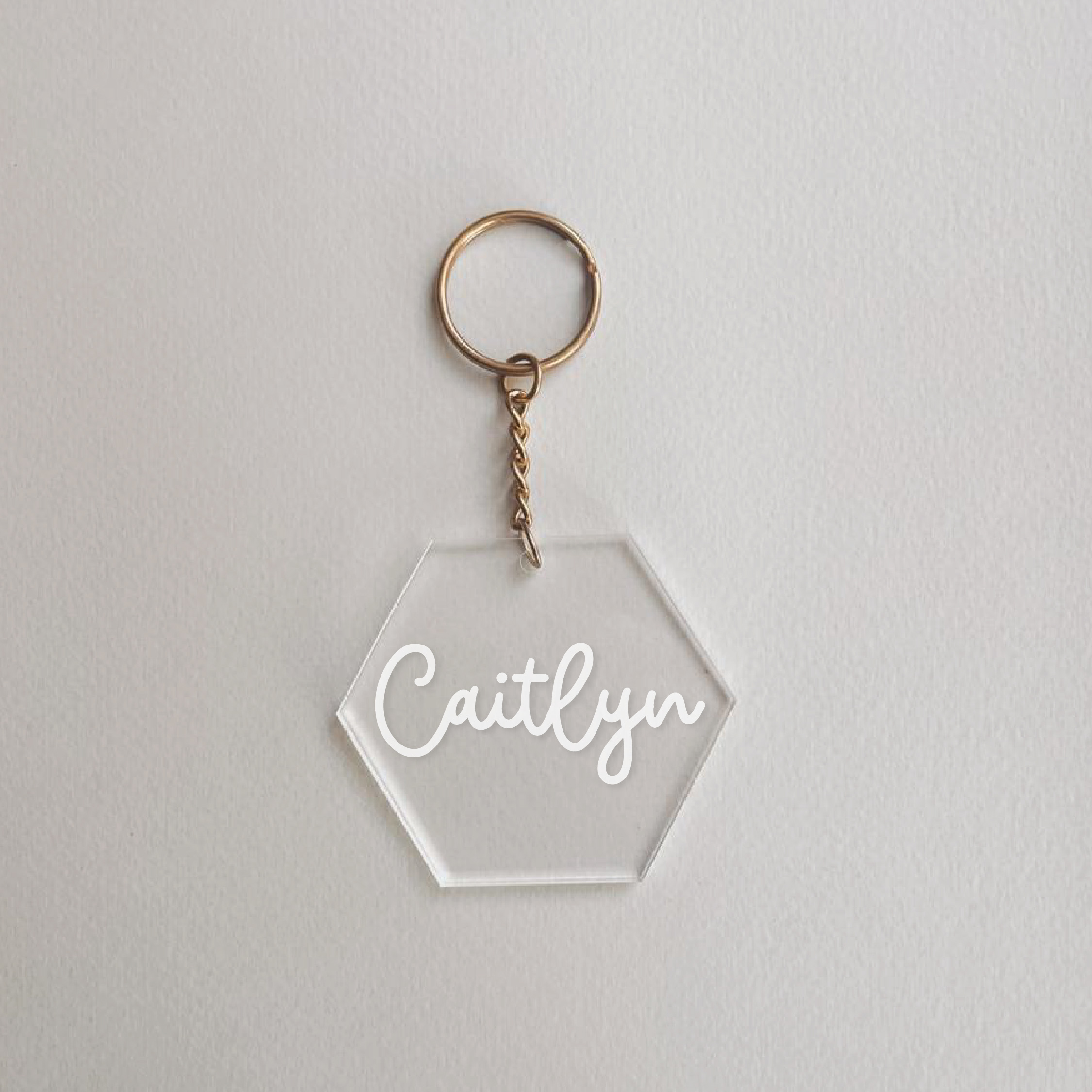 Acrylic Geometric Tag